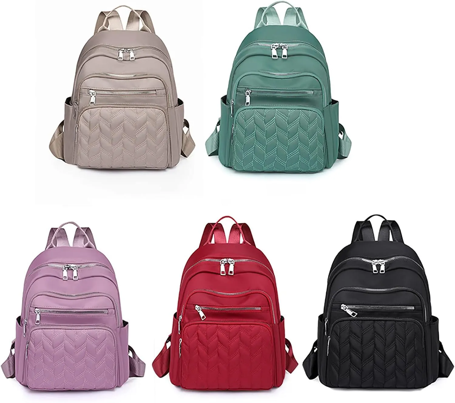 Women's Soft Leather Travel Backpack Soft Rucksack Ladies Shoulder Bags Medium Designer Backpack Purse for Women