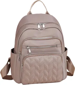 Women's Soft Leather Travel Backpack Soft Rucksack Ladies Shoulder Bags Medium Designer Backpack Purse for Women