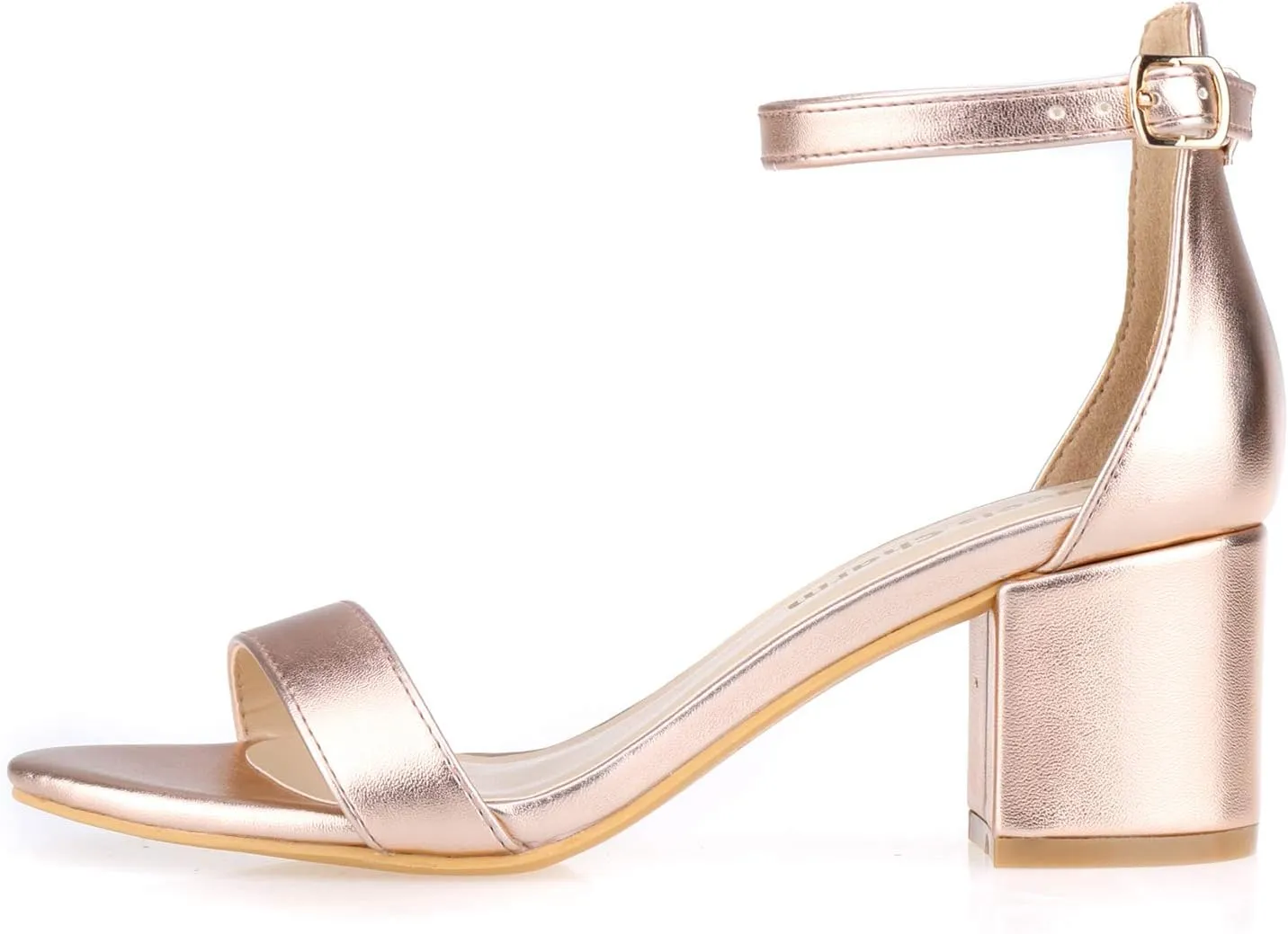 Women's Strappy Chunky Block Low Heeled Sandals 2 Inch Open Toe Ankle Strap High Heel Dress Sandals Daily Work Party Shoes