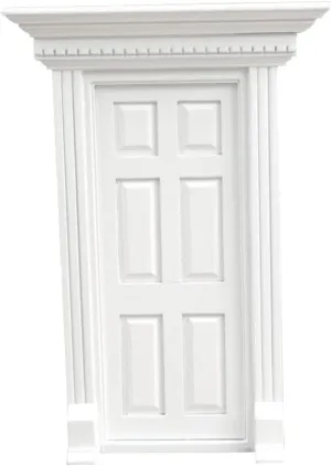 Wooden Fairy Door for Dollhouse Miniature Decorative Door Kids Mini Accessory