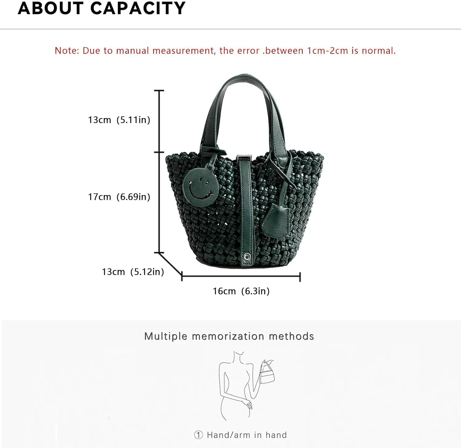 Woven Handbags for Women Top Handle Satchel Handbag Basket Bucket Bag Small Woven Tote Bag Hobo Purses
