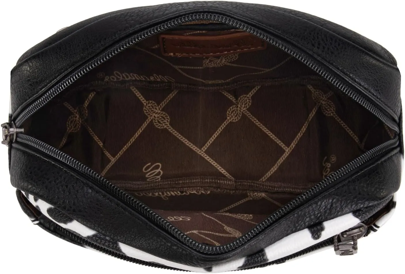 Wrangler Cow Print Waist Pack Western Belt Bag for Women with Adjustable Strap