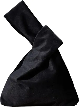 Wrist Bag,Elegant Style Portable Purse,Velvet Knot Bag,Phone Wallet Gift for Women