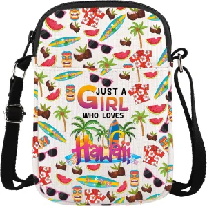XYANFA Hawaii Crossbody Bag Hawaii Lover Gift Hawaii Souvenirs Gift Hawaii Trip Vocation Travel Purse Bag