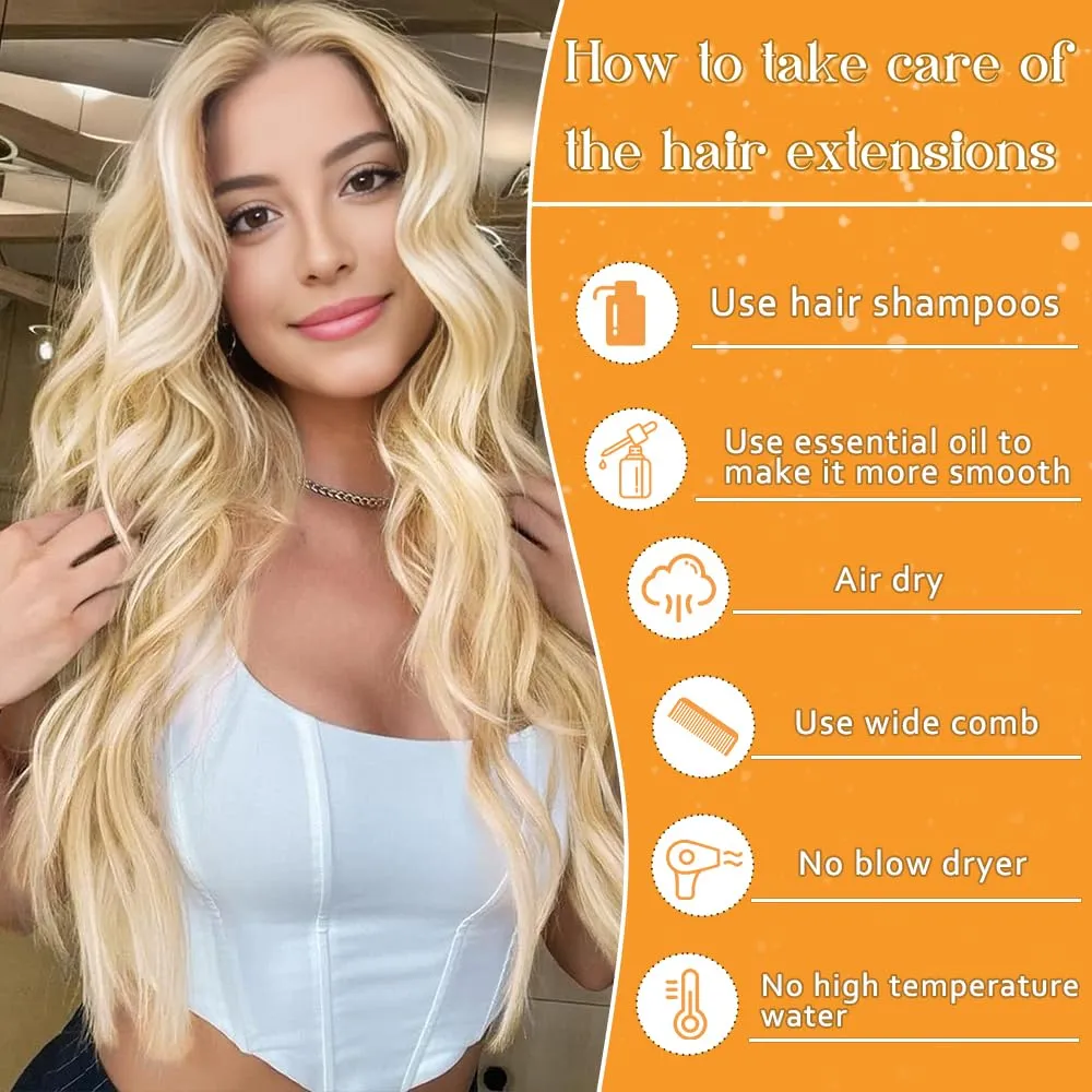 YDDM Tape in Hair Extensions Human Hair, 20pcs 18 Inch 100% Remy Human Hair Straight Seamless Tape in Hair Extensions Balayage Ash Blonde Mixed Platinum Blonde(18/60/60#, 18 Inch)