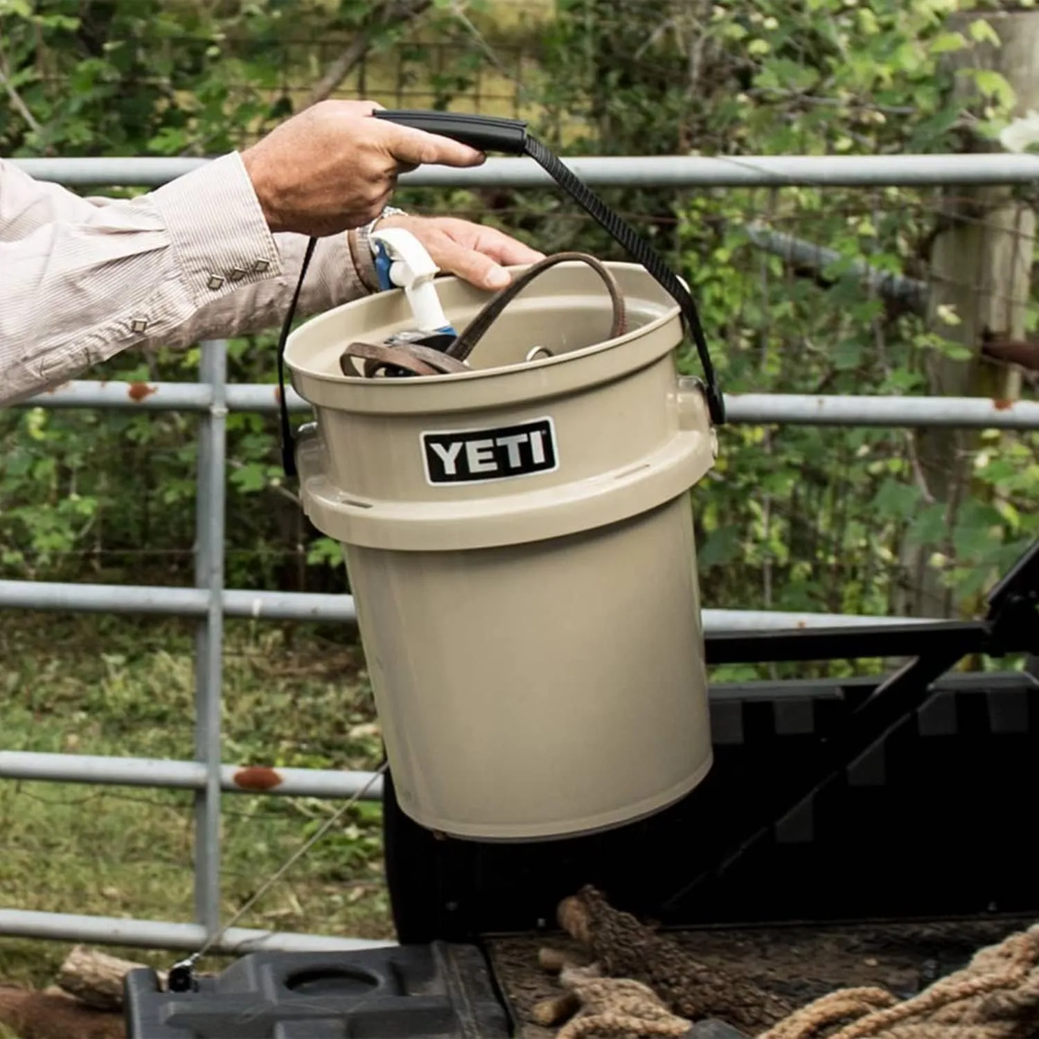 YETI Loadout 5-Gallon Bucket, Impact Resistant Fishing/Utility Bucket