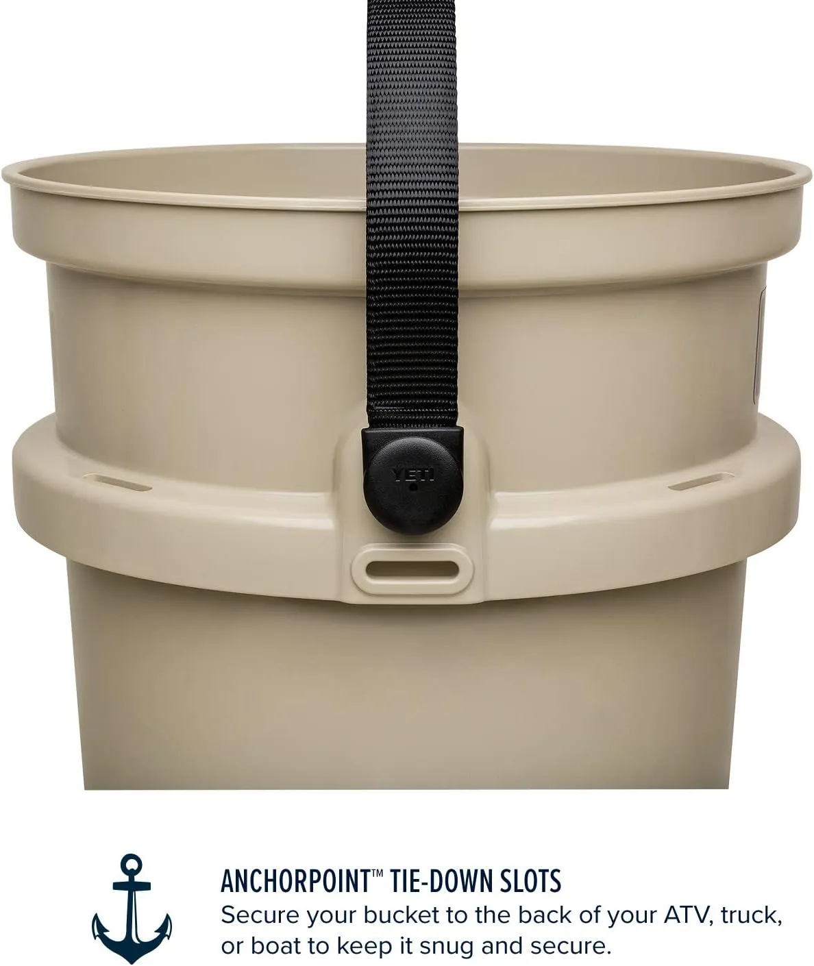 YETI Loadout 5-Gallon Bucket, Impact Resistant Fishing/Utility Bucket