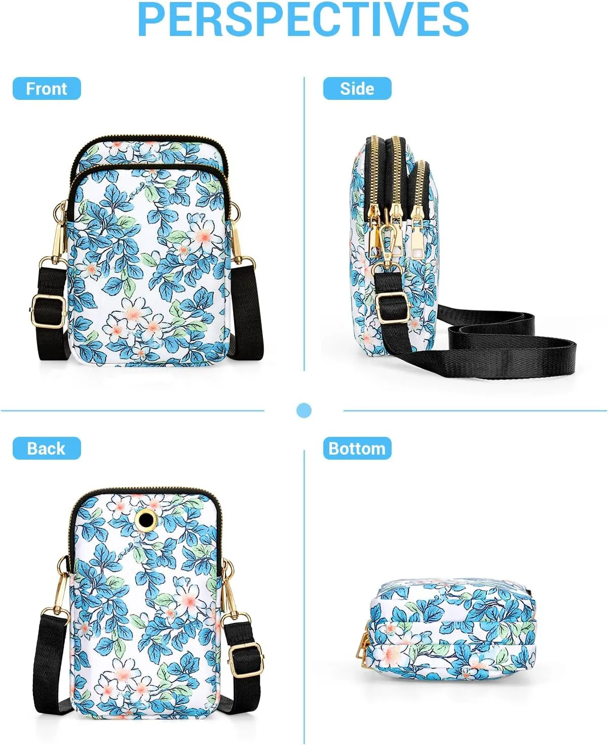 YINHEXI Small Crossbody Bags for Women, Mini Cell Phone Wallet Purse, Shoulder Bag for Women and Men