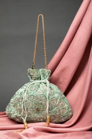 Zahara Potli – Moss Green