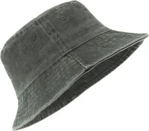 Zylioo Oversize XXL Washed Bucket Hat for Men Women,Large Faded Denim Sun Hat,Packable Travel Beach Hats for Big Heads